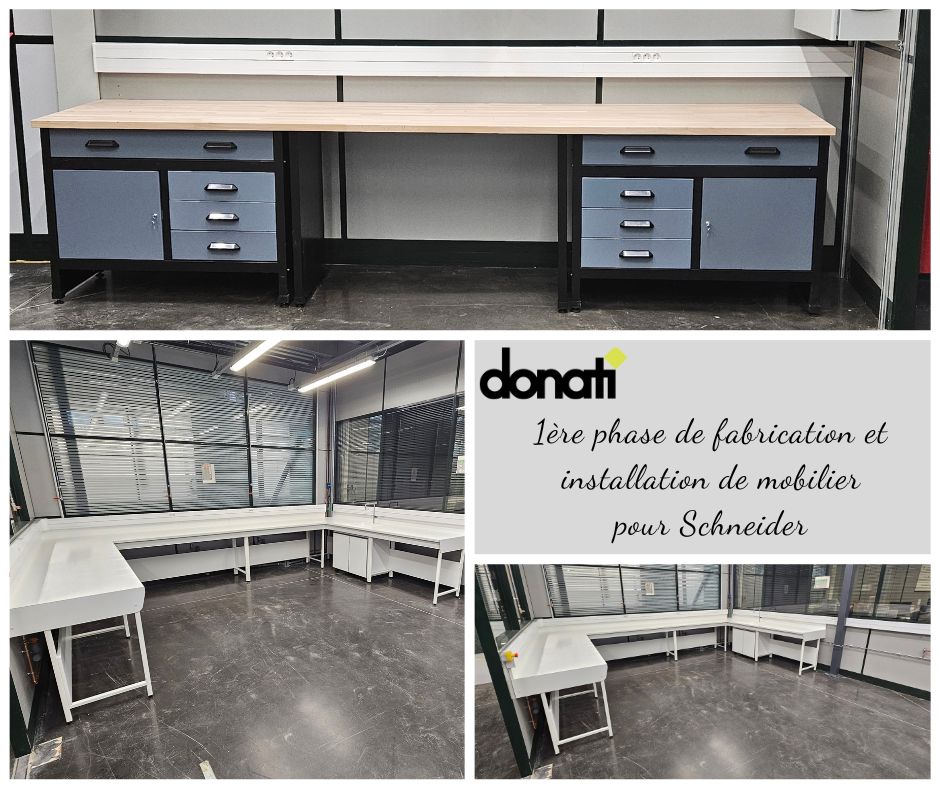 Paillasse pour laboratoire